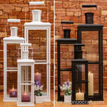 Glass With Wooden lamp candlestick